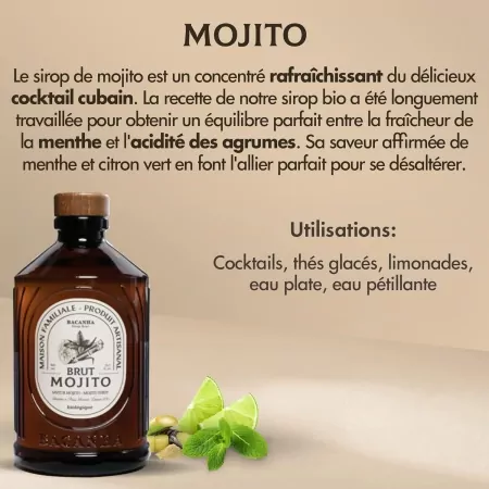 Mojito - Sirop brut BIO 40cl-