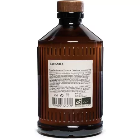 Verveine - Sirop brut BIO 40cl-