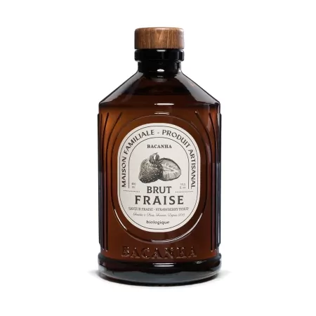 Fraise - Sirop brut BIO 40cl-