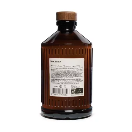Fraise - Sirop brut BIO 40cl-