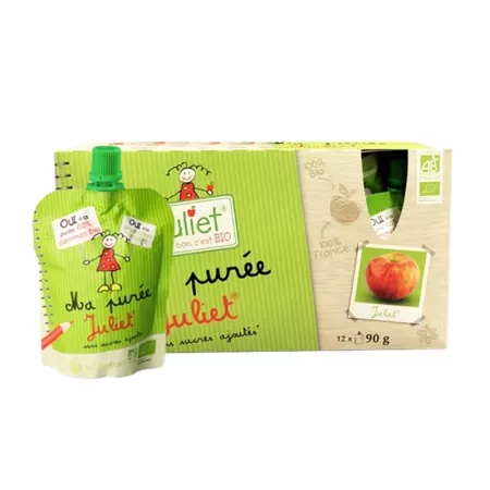 Gourdes purée pomme Juliet® 12x90g-