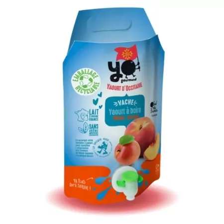 Yaourt à boire pêche abricot 1.5kg -
