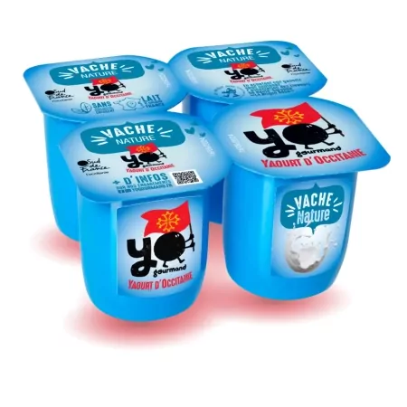 Yaourt nature YOgourmand 4x115g-