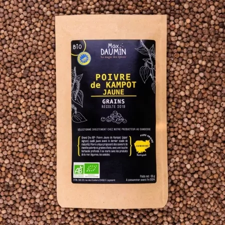 Poivre jaune Kampot BIO -