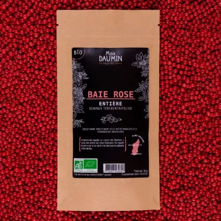 Baie rose entière BIO-