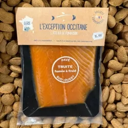 Truite saumonée fumée pavé 180g