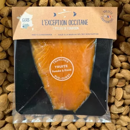 Truite saumonée fumée tranchée 200g-