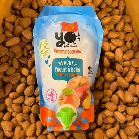Yaourt à boire pêche abricot 1.5kg -