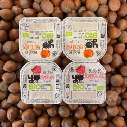 Yaourt brassé BIO framboise/abricot 4x100g