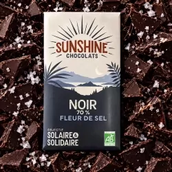 Noir fleur de sel 70% 100g