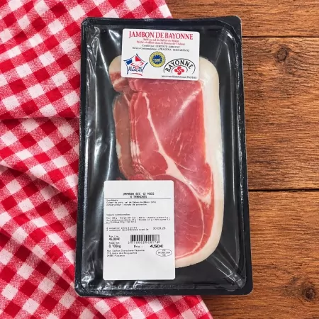 Jambon sec 4 tranches-